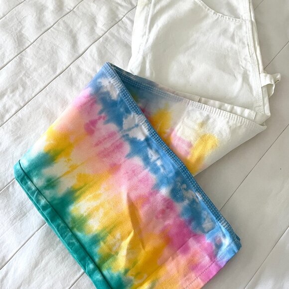 🎨 Free Speech Jeanies – Ripple Dye Painter Pants (Size 6-8) or 32" x 32" - Picture 14 of 15